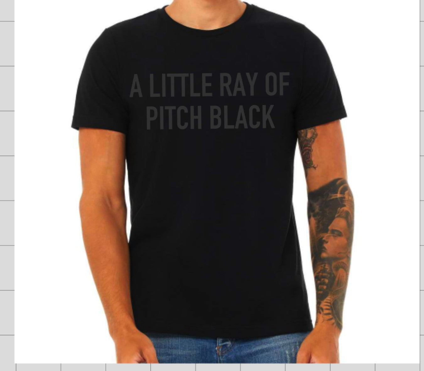 A Little Ray of Pitch Black - Unisex Tshirt